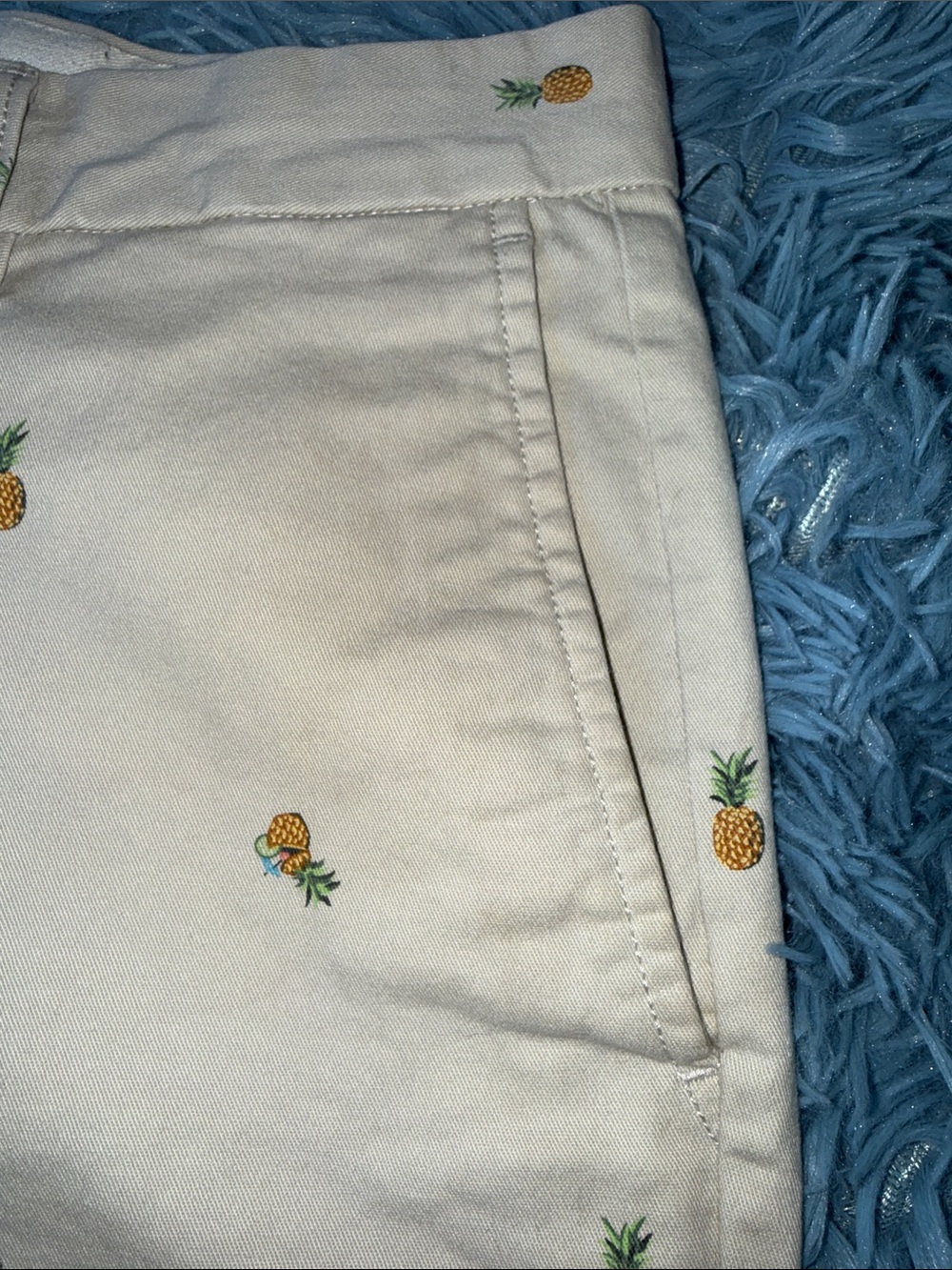 Pineapple Chino Shorts - Cream Old Navy - Picture 4 of 5
